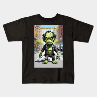 Monster Pets in Halloween shirt design Kids T-Shirt
